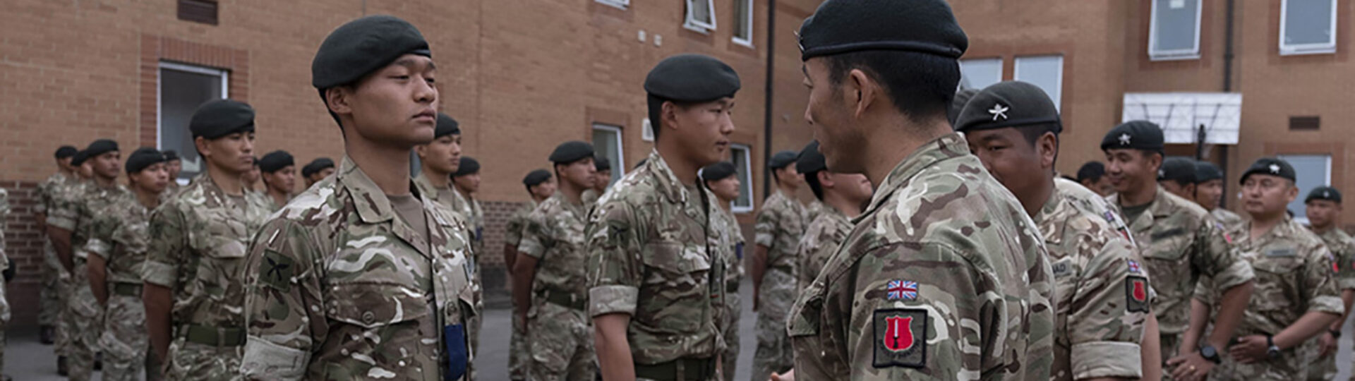 Gurkhas training in Catterick