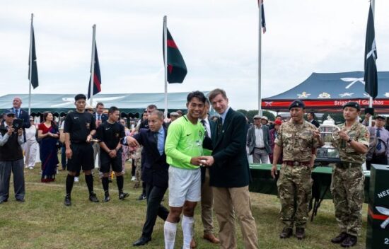 Queen’s Gurkha Engineers win the Nepal Cup for the second year running