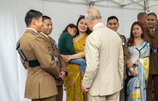 King Charles III meets with Gurkhas from Gurkha Wing (Mandalay) King Charles III meets with Gurkhas from Gurkha Wing (Mandalay)