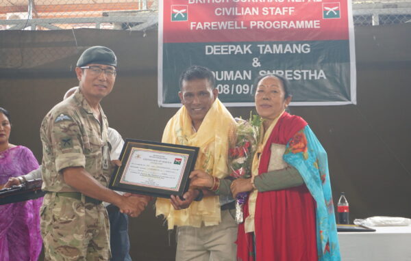 British Gurkhas Nepal Civilian Staff bade farewell British Gurkhas Nepal Civilian Staff bade farewell