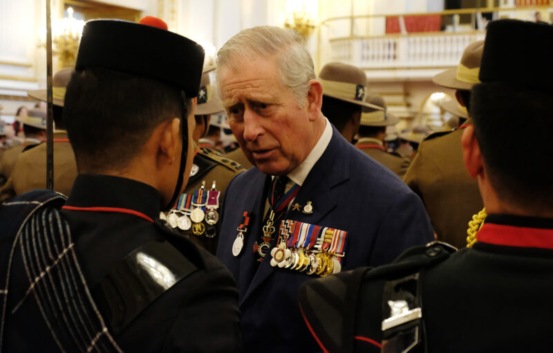 Operation TORAL medals presented The Second Battalion, The Royal Gurkha Rifles at the Palace