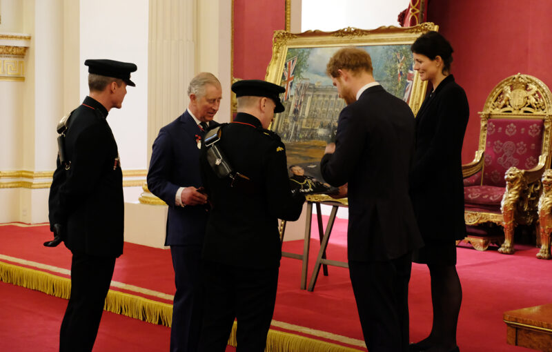 Operation TORAL medals presented The Second Battalion, The Royal Gurkha Rifles at the Palace