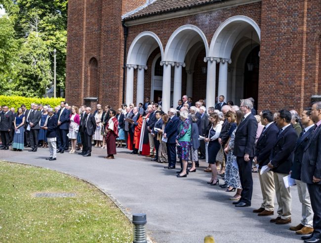 Gurkha Brigade Association at the annual reunion church service