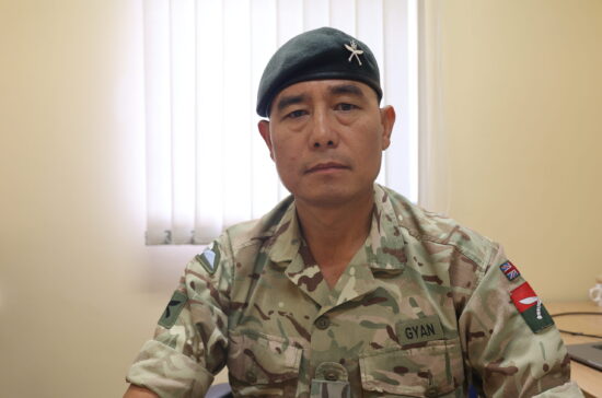Major Gyan Dhenga, The Royal Gurkha Rifles, Gurkha Major, British Gurkhas Nepal