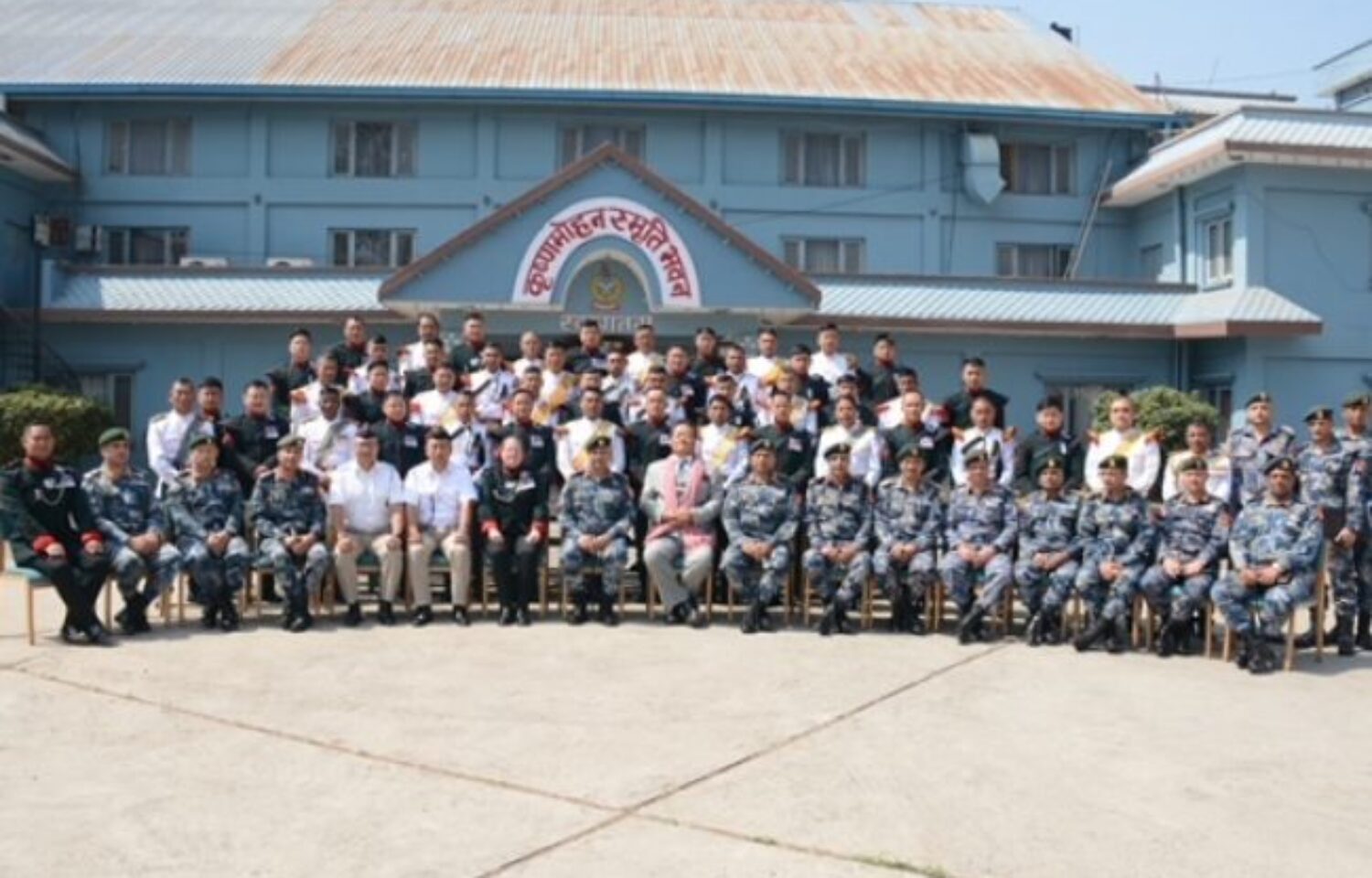 The Band of the Brigade of Gurkhas Short Term Training with Nepal Armed Police Force
