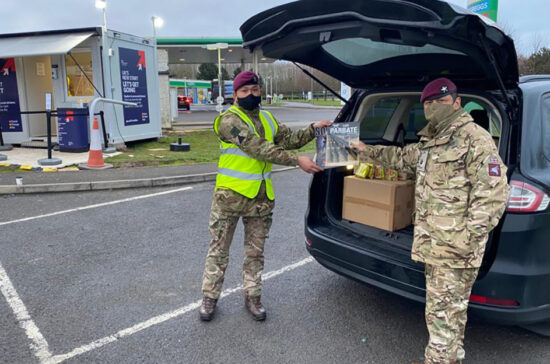 Testing truck drivers for COVID-19 heading towards Europe