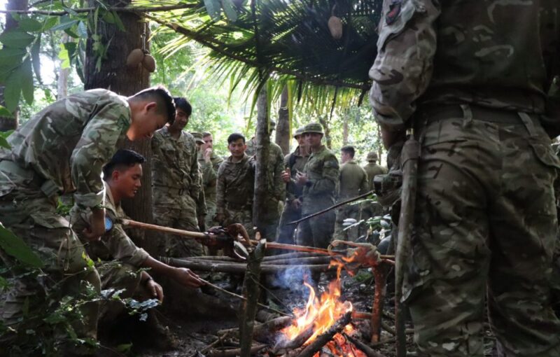 Multi-Nation Humanitarian Assistance and Disaster Relief exercise with 1 RGR