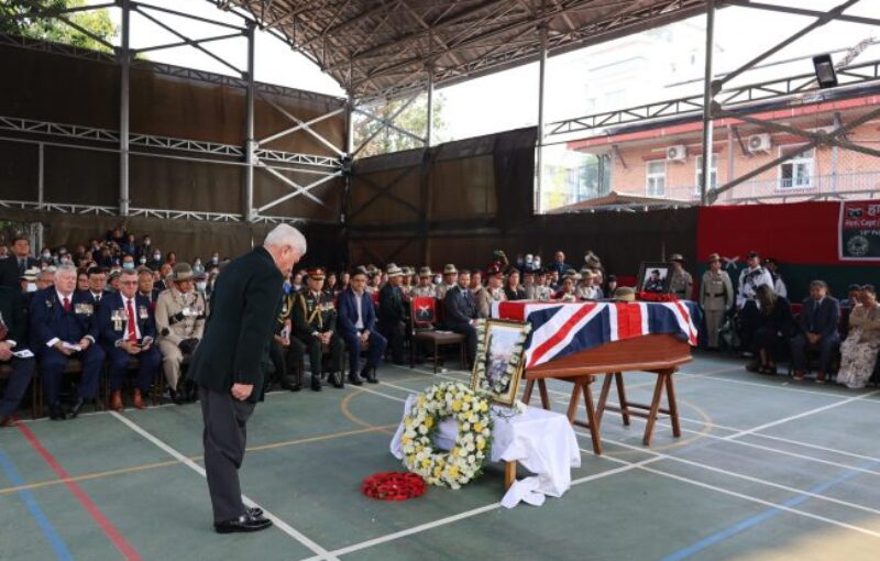 Captain Ram Bahadur Limbu VC MVO Funeral Service at BGN