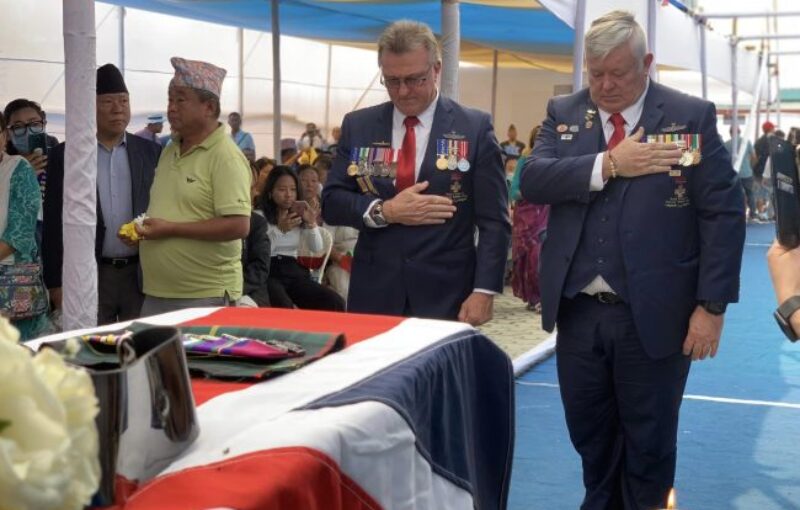 Captain Ram Bahadur Limbu VC MVO Funeral Service at BGN