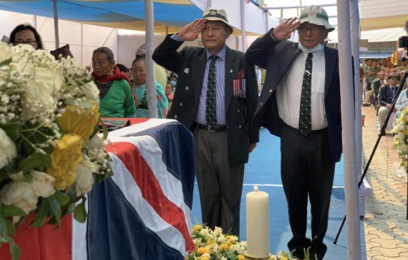 vCaptain Ram Bahadur Limbu VC MVO Funeral Service at BGN