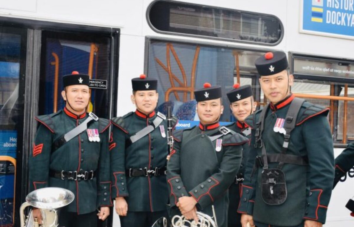 The Band of the Brigade of Gurkhas support the Royal Logistic Corps 30th The Band of the Brigade of Gurkhas support the Royal Logistic Corps 30th