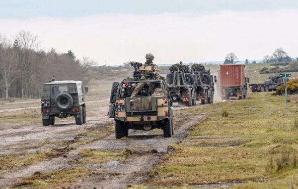 15 Squadron QOGLR support Exercise WESSEX STORM