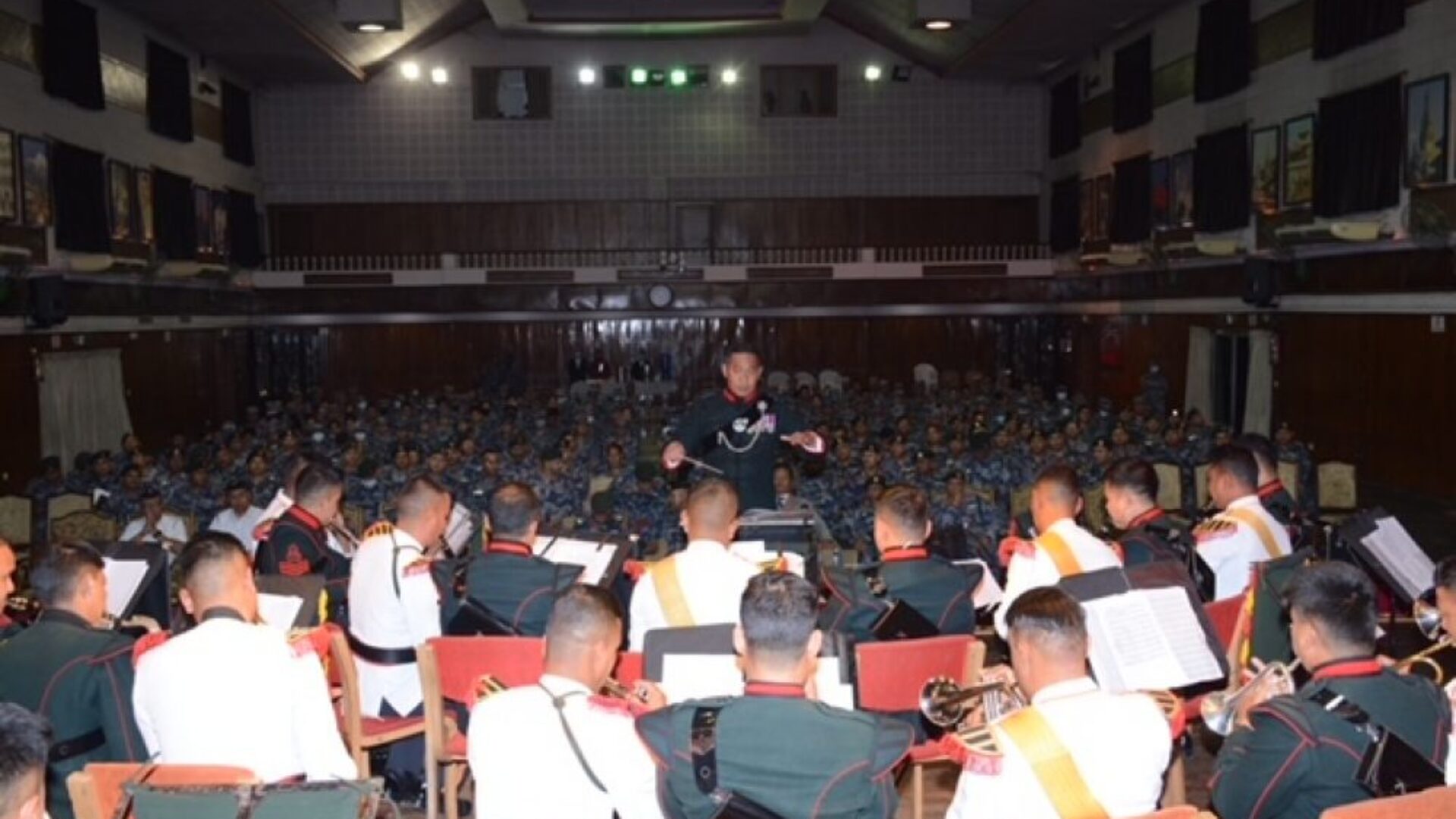 The Band of the Brigade of Gurkhas Short Term Training with Nepal Armed Police Force