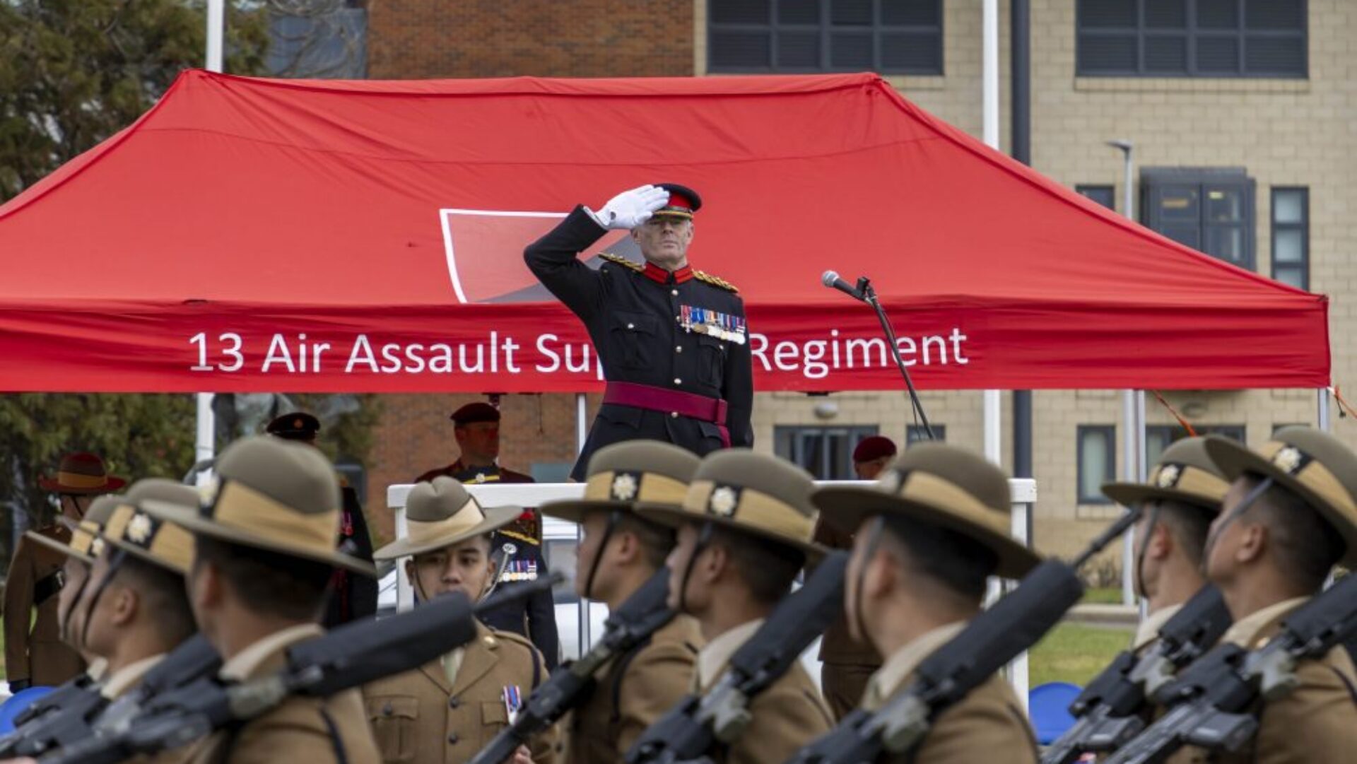 15 Squadron QOGLR welcomed to global response force in Colchester