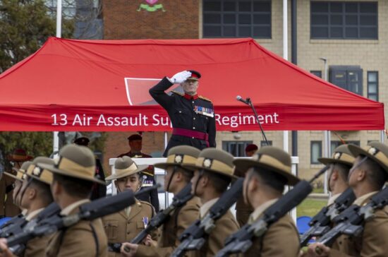 15 Squadron QOGLR welcomed to global response force in Colchester