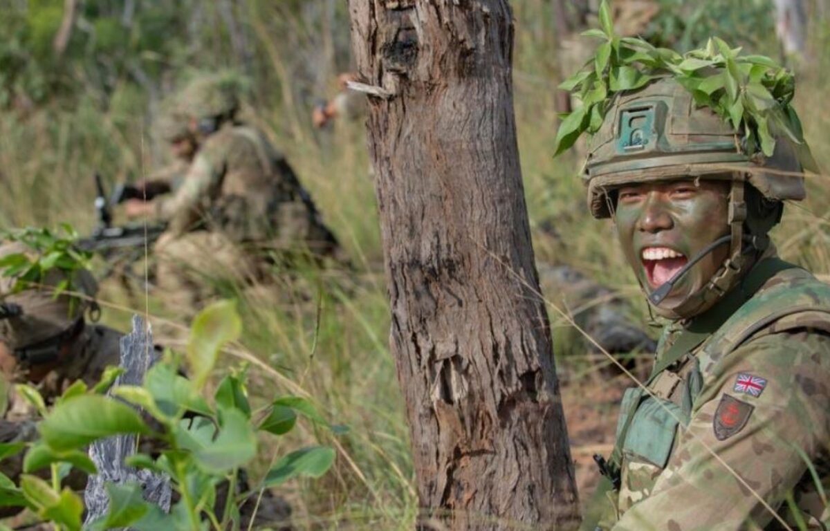 Gurkhas on Exercise in Australia