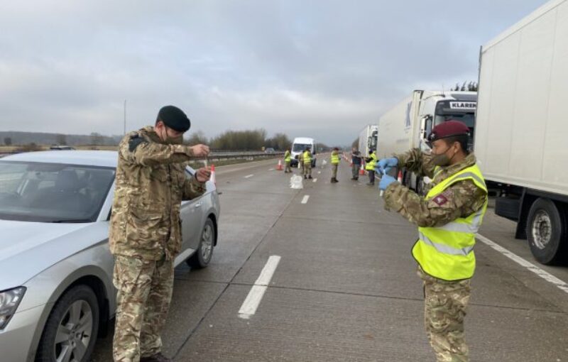 Gurkhas continue the support to the COVID testing in Kent Gurkhas continue the support to the COVID testing in Kent