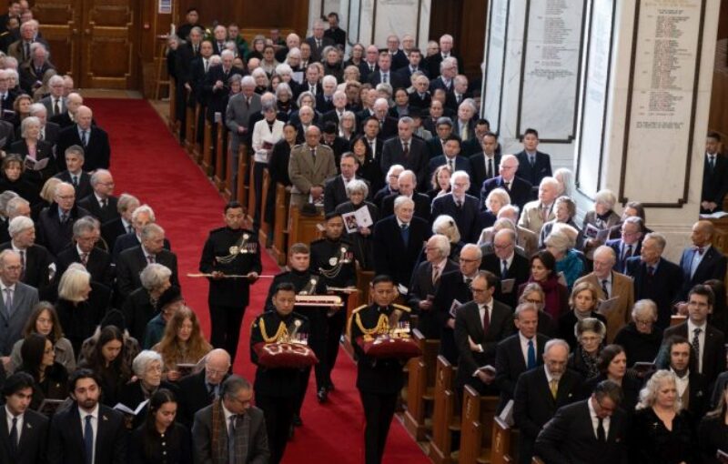 Memorial Service for Field Marshal Sir John Chapple – 11th March 2023 Memorial Service for Field Marshal Sir John Chapple – 11th March 2023