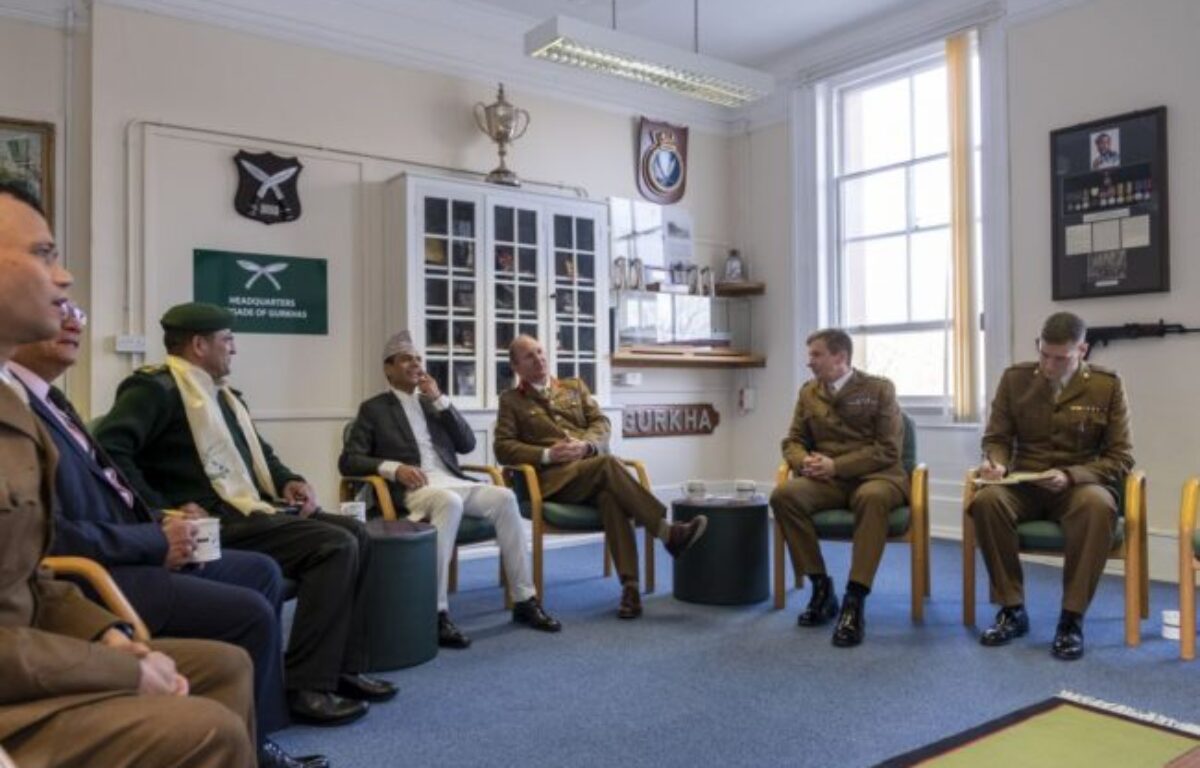 Headquarters Brigade of Gurkhas hosts the Ambassador of Nepal to the United Kingdom – 22nd March 2022