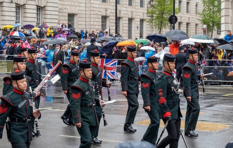 King Charles III Coronation with The Band of the Brigade of Gurkhas King Charles III Coronation with The Band of the Brigade of Gurkhas
