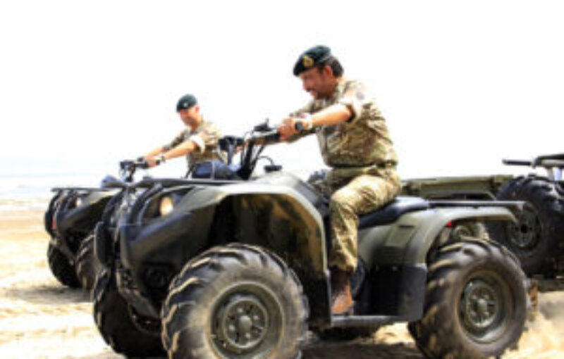 Sultan of Brunei visits British Gurkhas Sultan of Brunei visits British Gurkhas