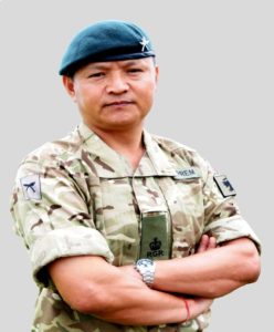 Major Prembahadur Gurung, formally Gurkha Major, The Second Battalion, The Royal Gurkha Rifles