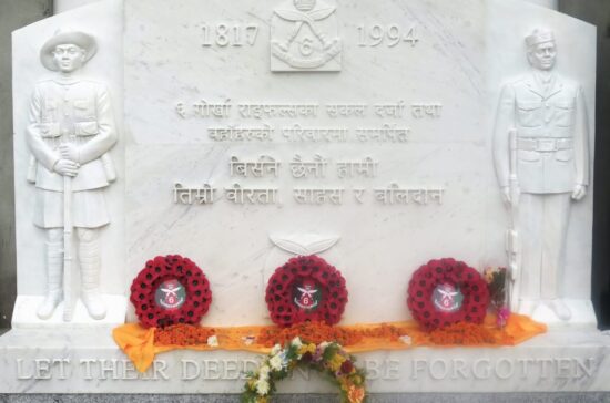 Dedication of the 6th Gurkha Memorial in Pokhara