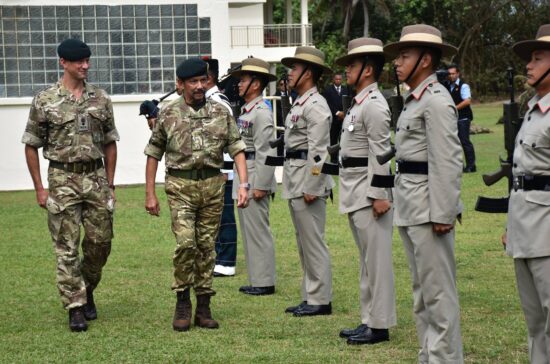 Sultan of Brunei visits British Gurkhas