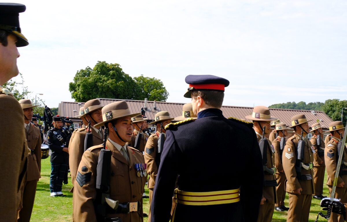 Gurkha Company (Tavoleto) Warminster Parade