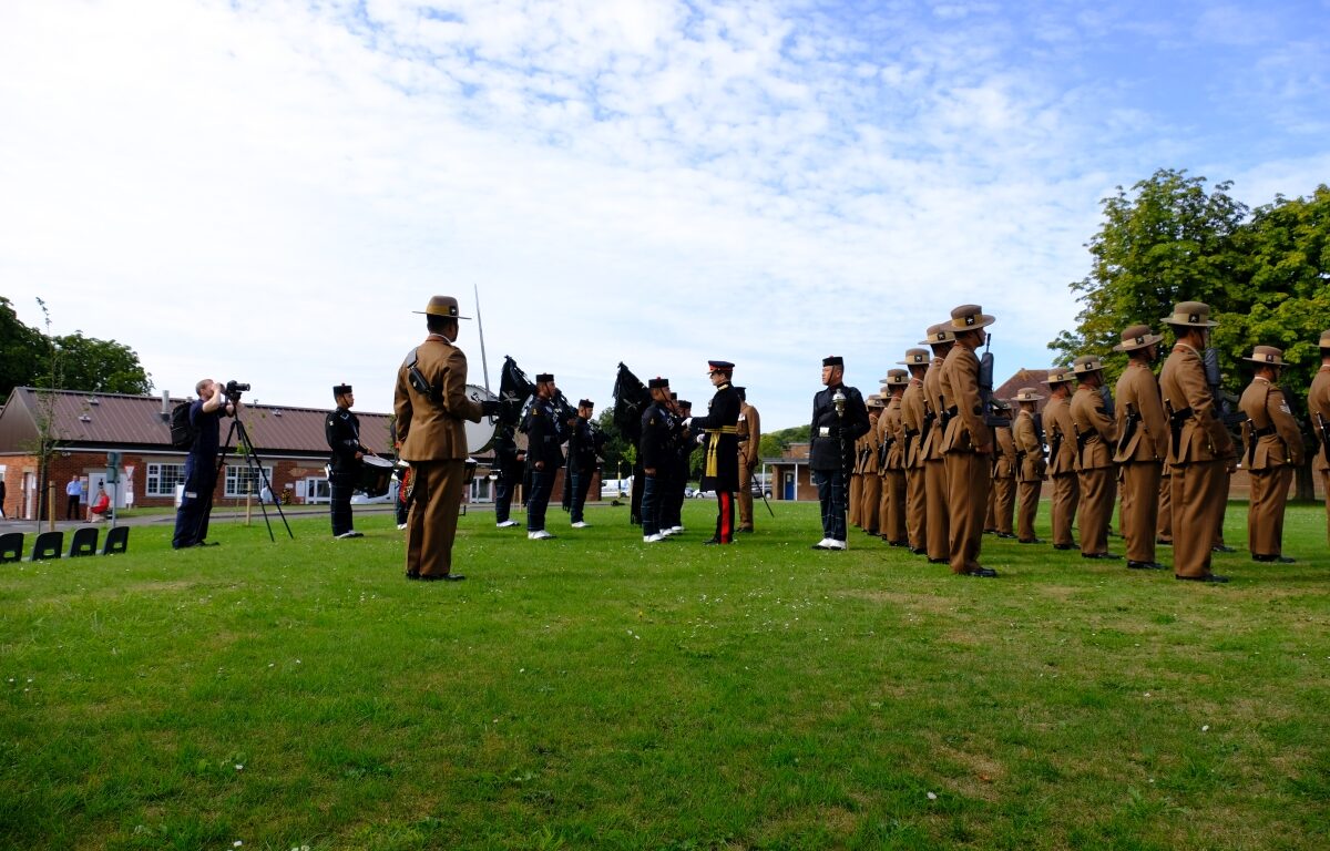 Gurkha Company (Tavoleto) Warminster Parade