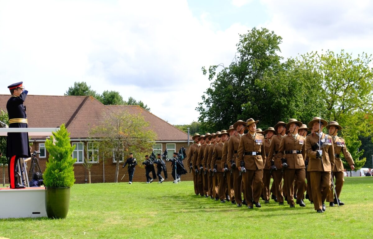 Gurkha Company (Tavoleto) Warminster Parade