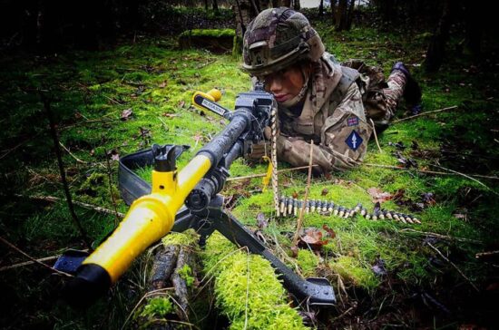 Allied Rapid Reaction Corps Support Battalion train for USA Exercise
