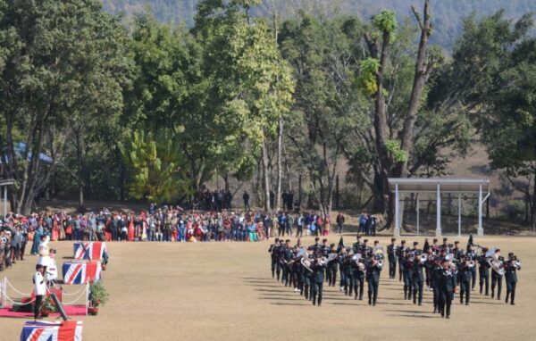 Attestation parade Pokhara with Chief of the General Staff