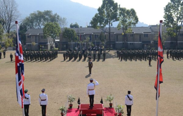 Attestation parade Pokhara with Chief of the General Staff