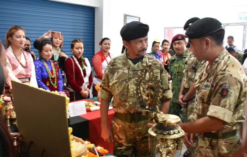 Sultan of Brunei visits British Gurkhas Sultan of Brunei visits British Gurkhas