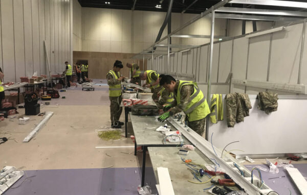 Project NHS NIGHTINGALE – London with the Queen’s Gurkha Engineers Project NHS NIGHTINGALE – London with the Queen’s Gurkha Engineers