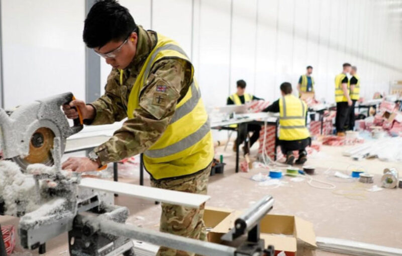 Project NHS NIGHTINGALE – London with the Queen’s Gurkha Engineers Project NHS NIGHTINGALE – London with the Queen’s Gurkha Engineers