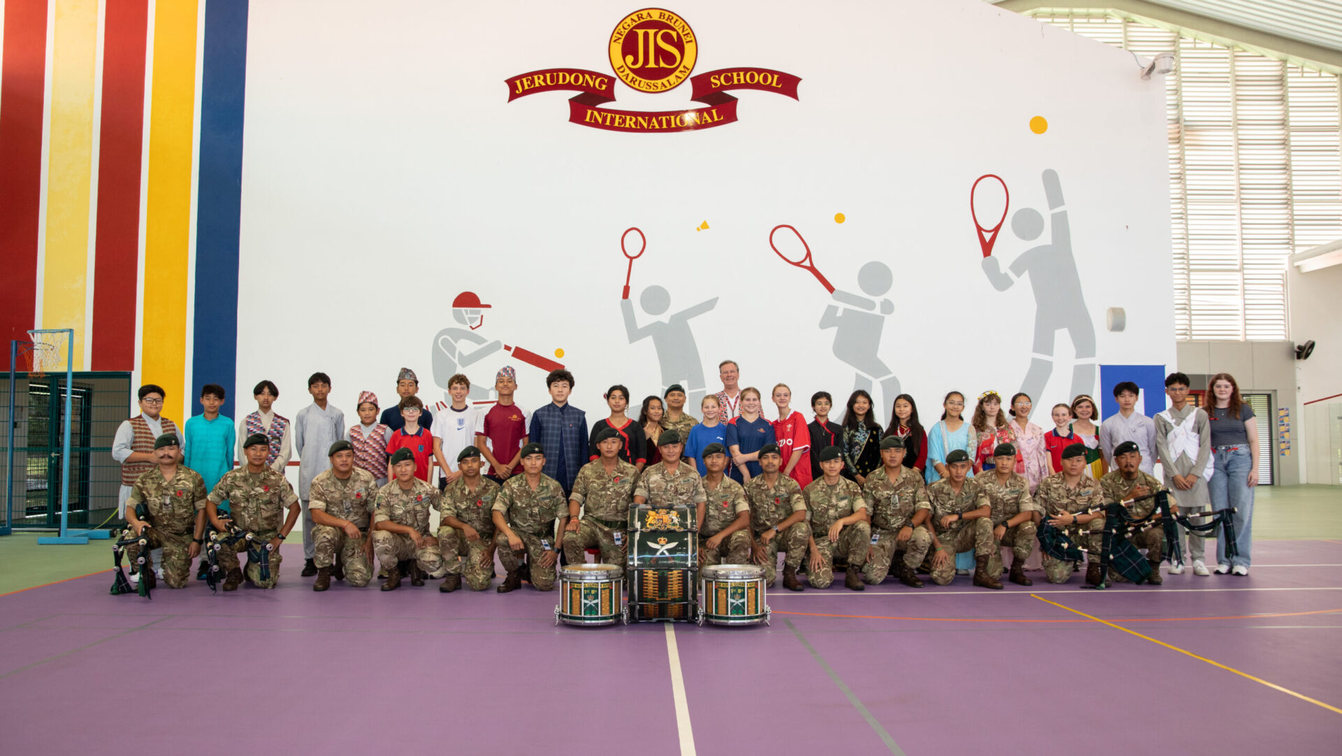 International Day performances at the Jerudong International School, Brunei