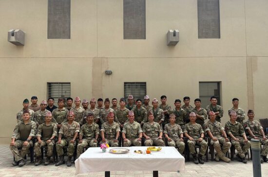 Exercise PEGASUS AMARANTE in Oman - 70 Gurkha Parachute Squadron