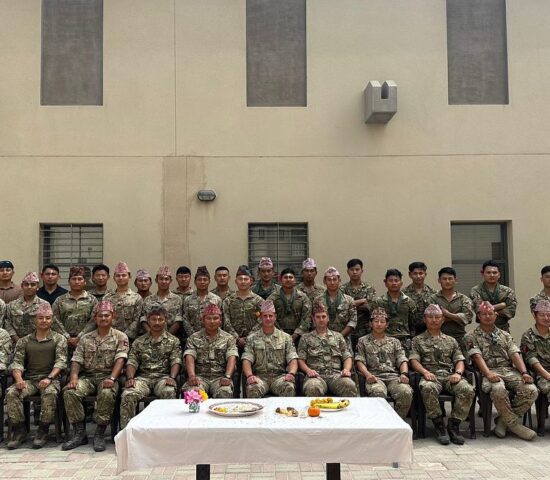 Exercise PEGASUS AMARANTE in Oman - 70 Gurkha Parachute Squadron