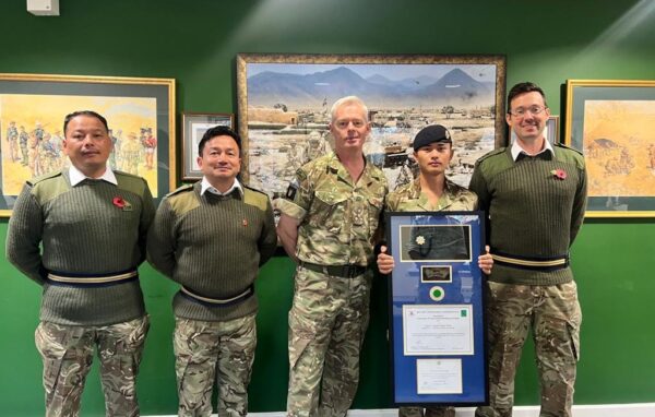 1* Commendation by the Colonel of the Regiment Brigadier Reehal MBE 1* Commendation by the Colonel of the Regiment Brigadier Reehal MBE