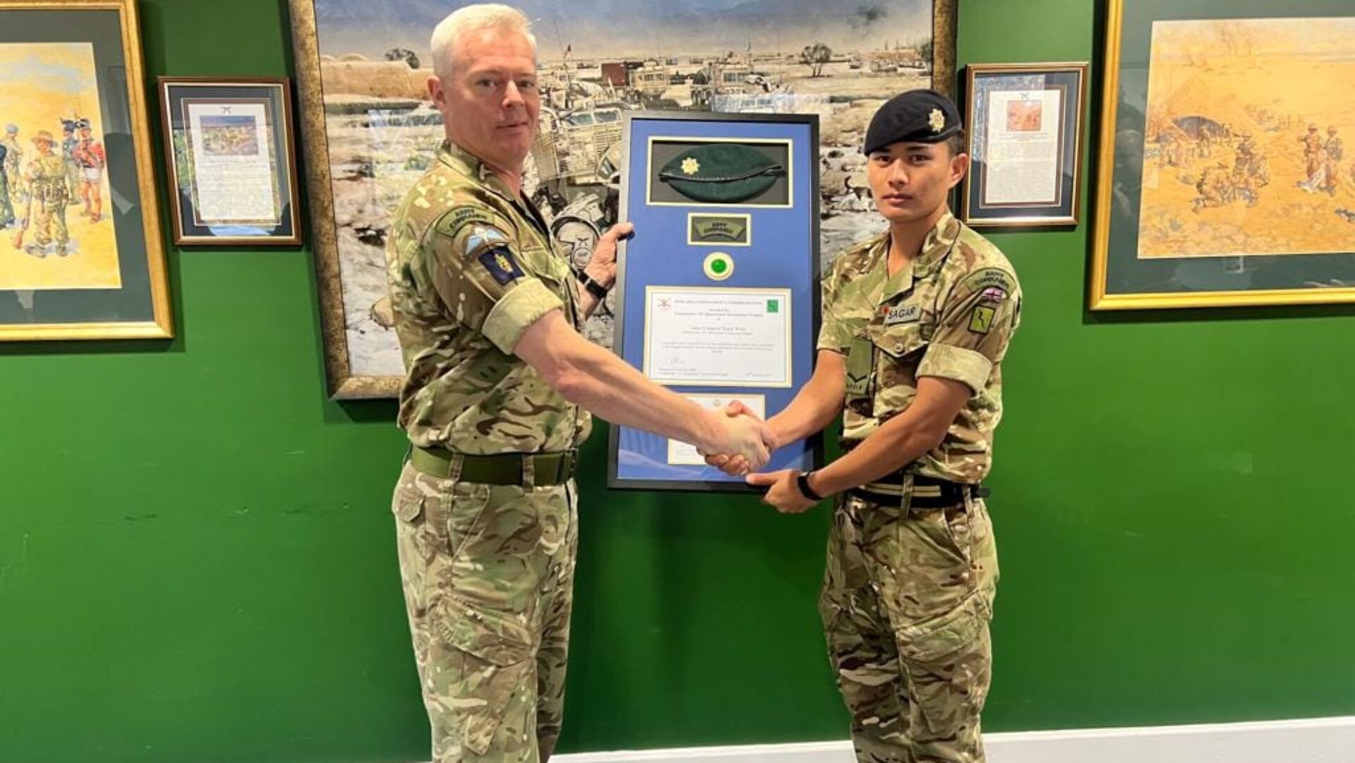 1* Commendation by the Colonel of the Regiment Brigadier Reehal MBE
