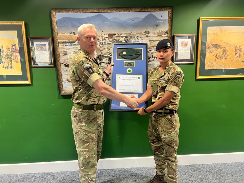 1* Commendation by the Colonel of the Regiment Brigadier Reehal MBE ...