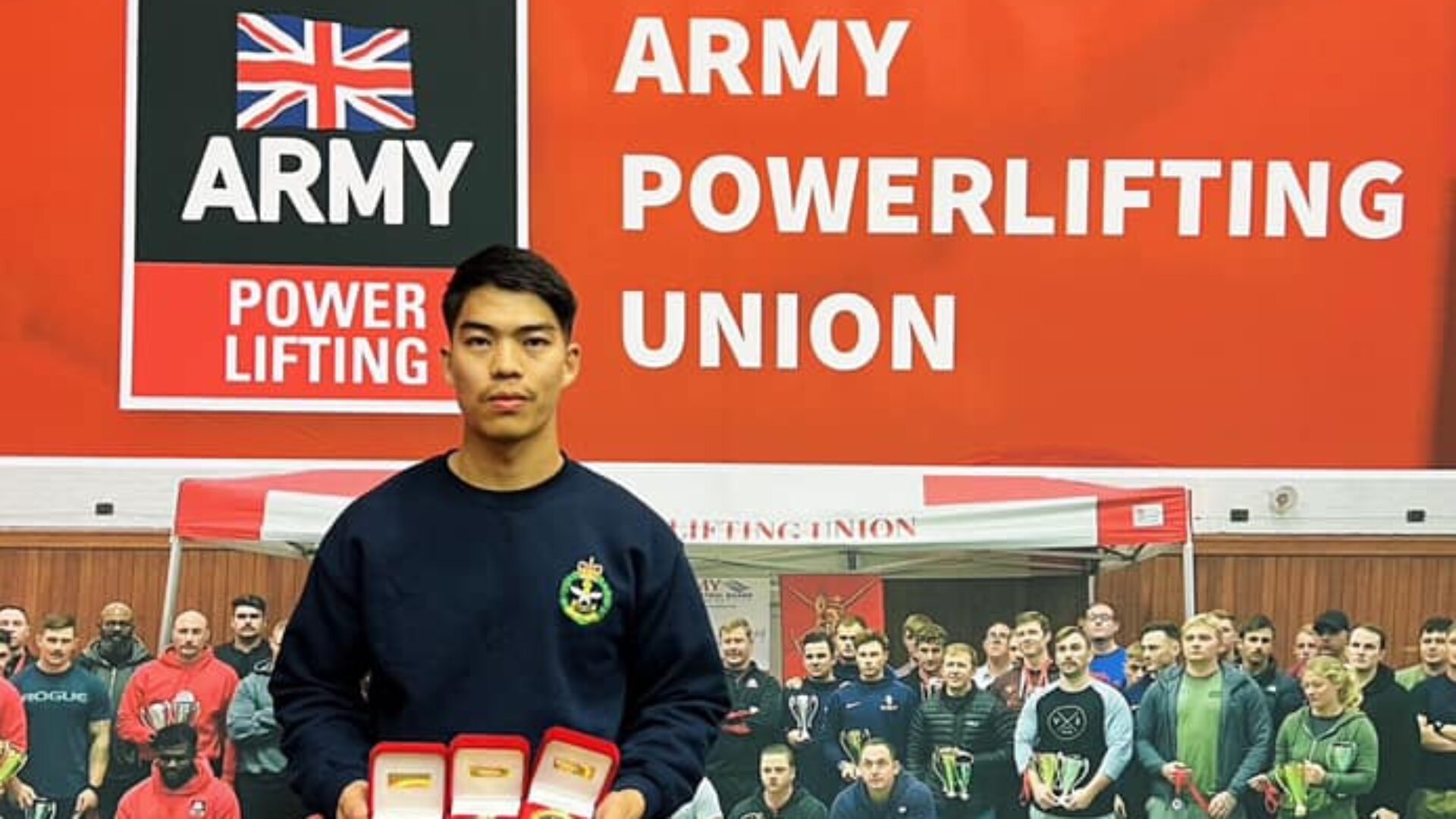 Gold medals in the Army Powerlifting Union