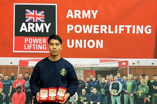 Gold medals in the Army Powerlifting Union
