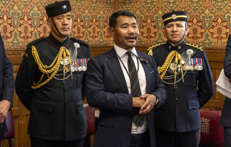Gurkha Veteran Hari honoured at the House of Lords Gurkha Veteran Hari honoured at the House of Lords