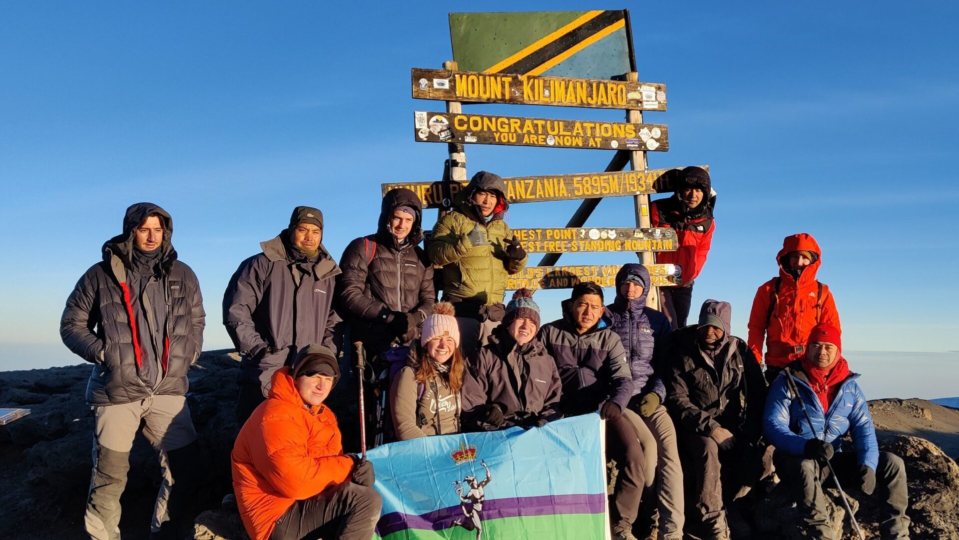 Summiting the highest mountain in Africa, Kilimanjaro