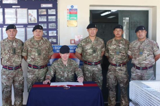Regimental Headquarters Queen’s Gurkha Signals visit to Brunei Signal Troop