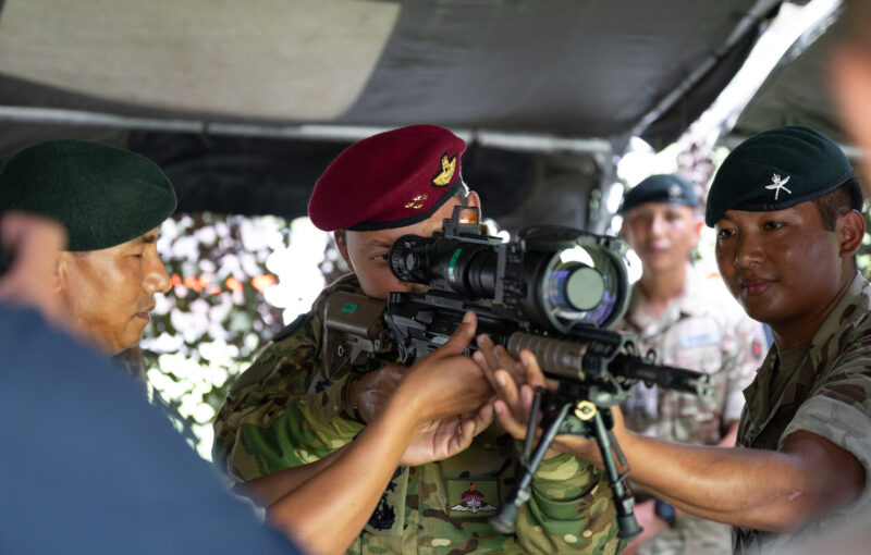 The Crown Prince of Brunei visit the British Forces Brunei Community The Crown Prince of Brunei visit the British Forces Brunei Community