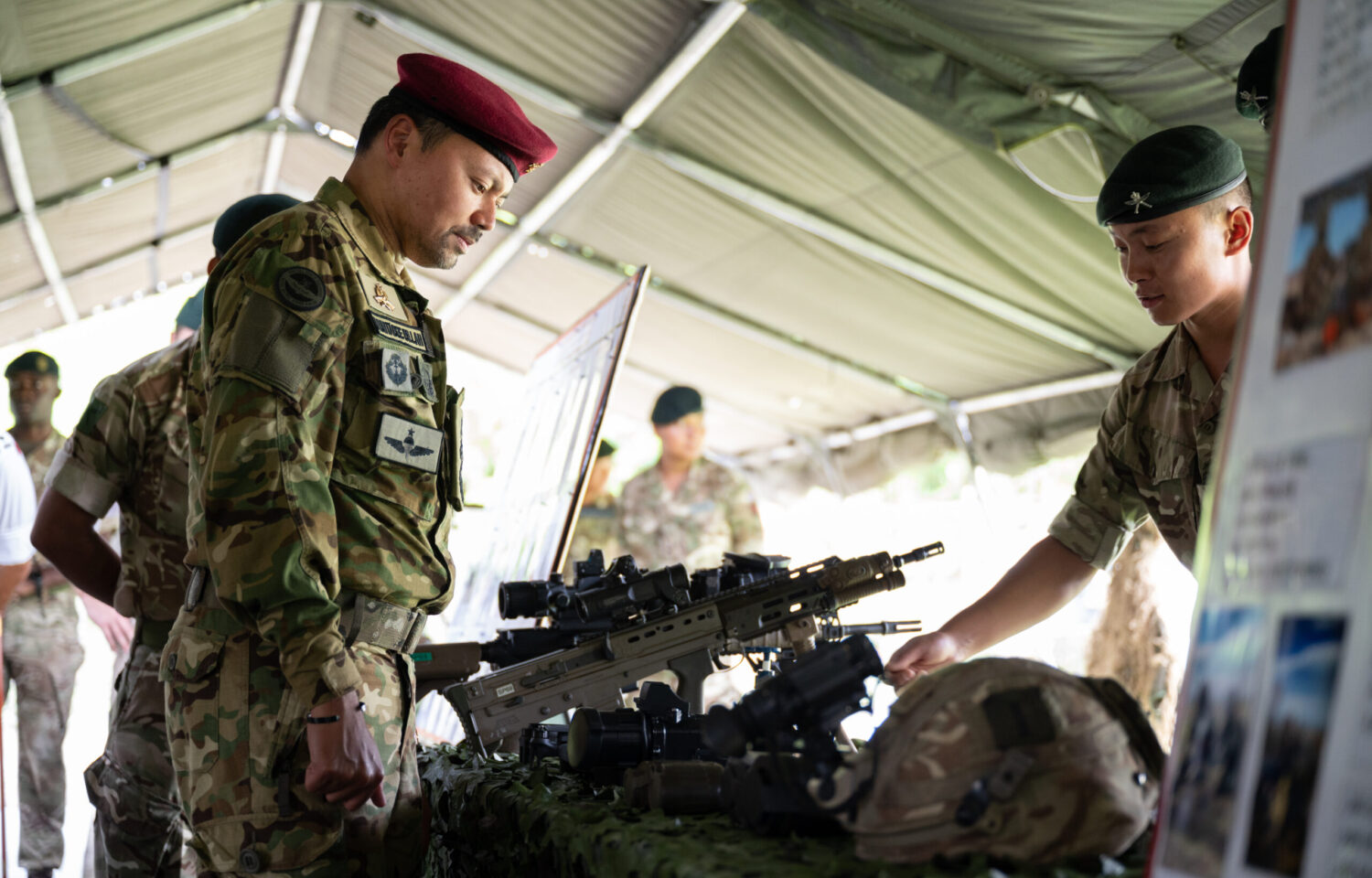 The Crown Prince of Brunei visit the British Forces Brunei Community The Crown Prince of Brunei visit the British Forces Brunei Community